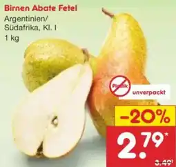 Netto Marken-Discount Birnen Abate Fetel Angebot