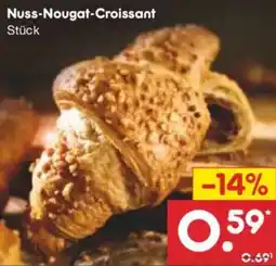 Netto Marken-Discount Nuss-Nougat-Croissant Angebot