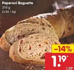 Netto Marken-Discount Peperoni Baguette Angebot
