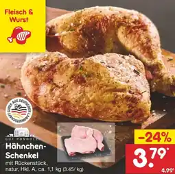 Netto Marken-Discount GUT PONHOLZ Hähnchen Schenkel Angebot