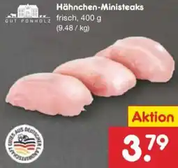 Netto Marken-Discount GUT PONHOLZ Hähnchen-Ministeaks Angebot