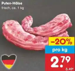 Netto Marken-Discount Puten-Hälse Angebot