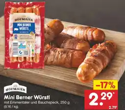 Netto Marken-Discount HOFMAIER Mini Berner Würstl Angebot