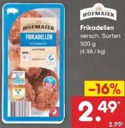 Netto Marken-Discount HOFMAIER Frikadellen Angebot