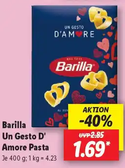 Lidl Barilla Un Gesto D' Amore Pasta Angebot
