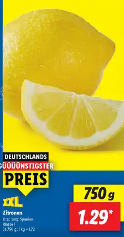 Lidl Zitronen Angebot