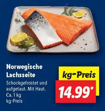 Lidl Norwegische Lachsseite Angebot