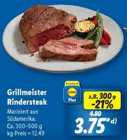 Lidl Grillmeister Rindersteak Angebot