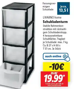 Lidl LIVARNO home Schubladenturm Angebot