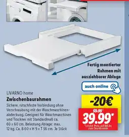 Lidl LIVARNO home Zwischenbaurahmen Angebot