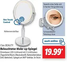 Lidl Cien BEAUTY Beleuchteter Make-up-Spiegel Angebot
