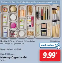 Lidl LIVARNO home Make-up-Organizer-Set Angebot