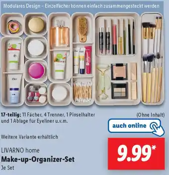 Lidl LIVARNO home Make-up-Organizer-Set Angebot