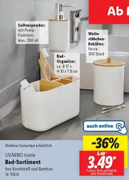Lidl LIVARNO home Bad-Sortiment Angebot