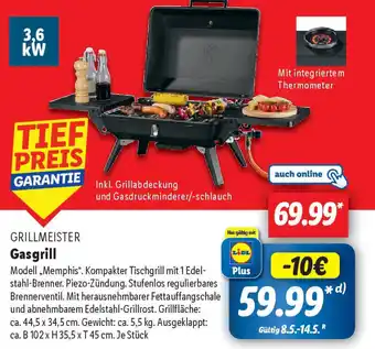 Lidl GRILLMEISTER Gasgrill Angebot