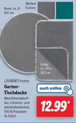 Lidl LIVARNO home Garten- Tischdecke Angebot