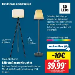 Lidl LIVARNO home LED-Außenstehleuchte Angebot