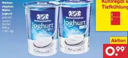 Netto Marken-Discount Weihenstephan Naturjoghurt Angebot