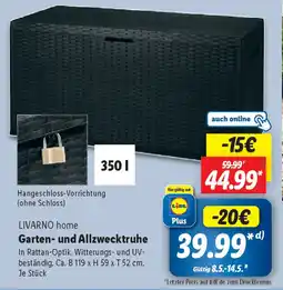 Lidl LIVARNO home Garten- und Allzwecktruhe Angebot