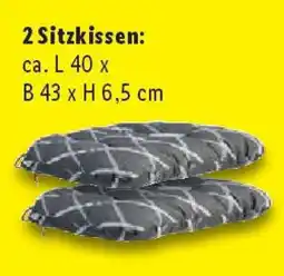 Lidl LIVARNO Home 2 Sitzkissen Angebot
