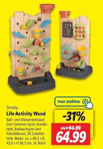 Lidl Smoby Life Activity Wand Angebot