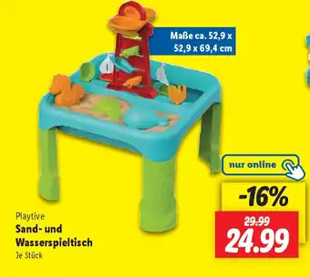 Lidl Playtive Sand- und Wasserspieltisch Angebot