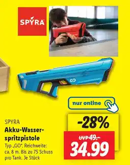 Lidl SPYRA Akku-Wasserspritzpistole Angebot
