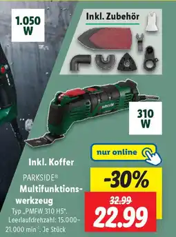 Lidl PARKSIDE Multifunktions- werkzeug Angebot