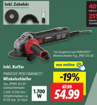 Lidl PARKSIDE PERFORMANCE Winkelschleifer Angebot