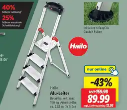 Lidl Hailo Alu-Leiter Angebot