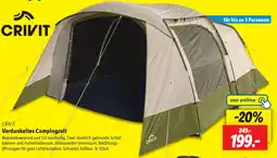 Lidl CRIVIT Verdunkeltes Campingzelt Angebot