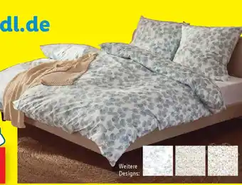Lidl LIVARNO home Mikrofaser-Satin-Bettwäsche Standardgröße Angebot