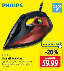 Lidl PHILIPS Dampfbügeleisen Angebot