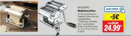Lidl MASTERPRO Nudelmaschine Angebot