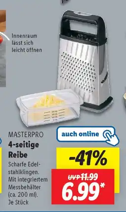 Lidl MASTERPRO 4-seitige Reibe Angebot