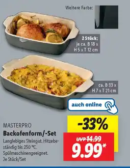 Lidl MASTERPRO Backofenform/-Set Angebot