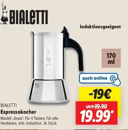 Lidl BIALETTI Espressokocher Angebot