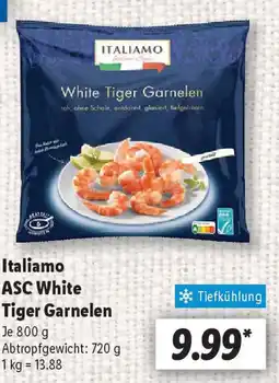 Lidl Italiamo ASC White Tiger Garnelen Angebot