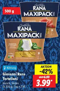 Lidl Giovanni Rana Tortelloni Angebot