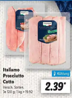 Lidl Italiamo Prosciutto Cotto Angebot