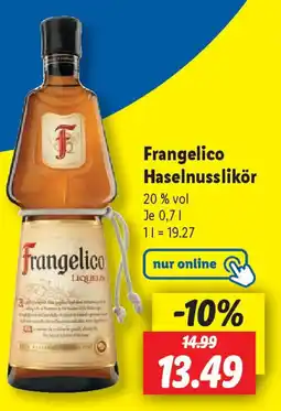 Lidl Frangelico Haselnusslikör Angebot
