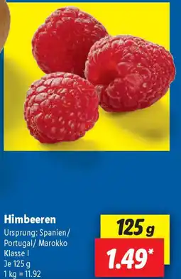 Lidl Himbeeren Angebot