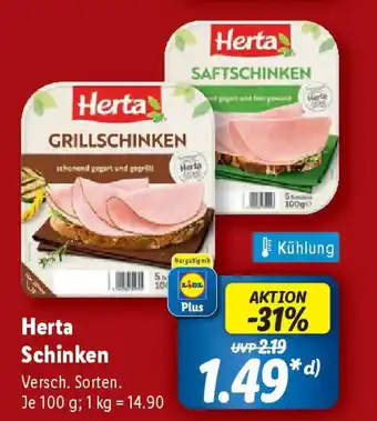 Lidl Herta Schinken Angebot