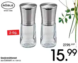 Zurbrüggen RÖSLE Gewürzmühlenset Angebot
