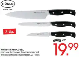 Zurbrüggen RÖSLE Messer-Set PURA, 3-tlg. Angebot