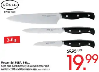 Zurbrüggen RÖSLE Messer-Set PURA, 3-tlg. Angebot