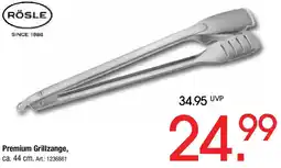Zurbrüggen RÖSLE Premium Grillzange Angebot
