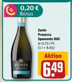 REWE Zonin Prosecco Spumante DOC Angebot