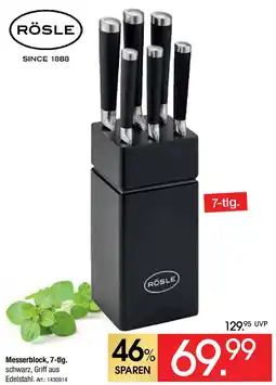Zurbrüggen RÖSLE Messerblock, 7-tlg. Angebot