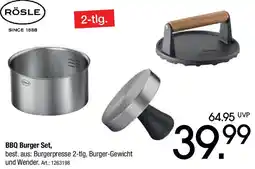 Zurbrüggen RÖSLE BBQ Burger Set Angebot